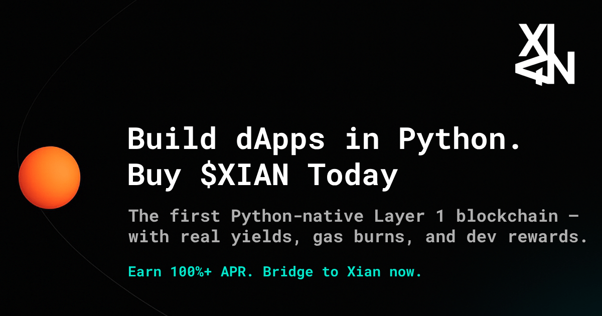Xian: A Native Python Blockchain